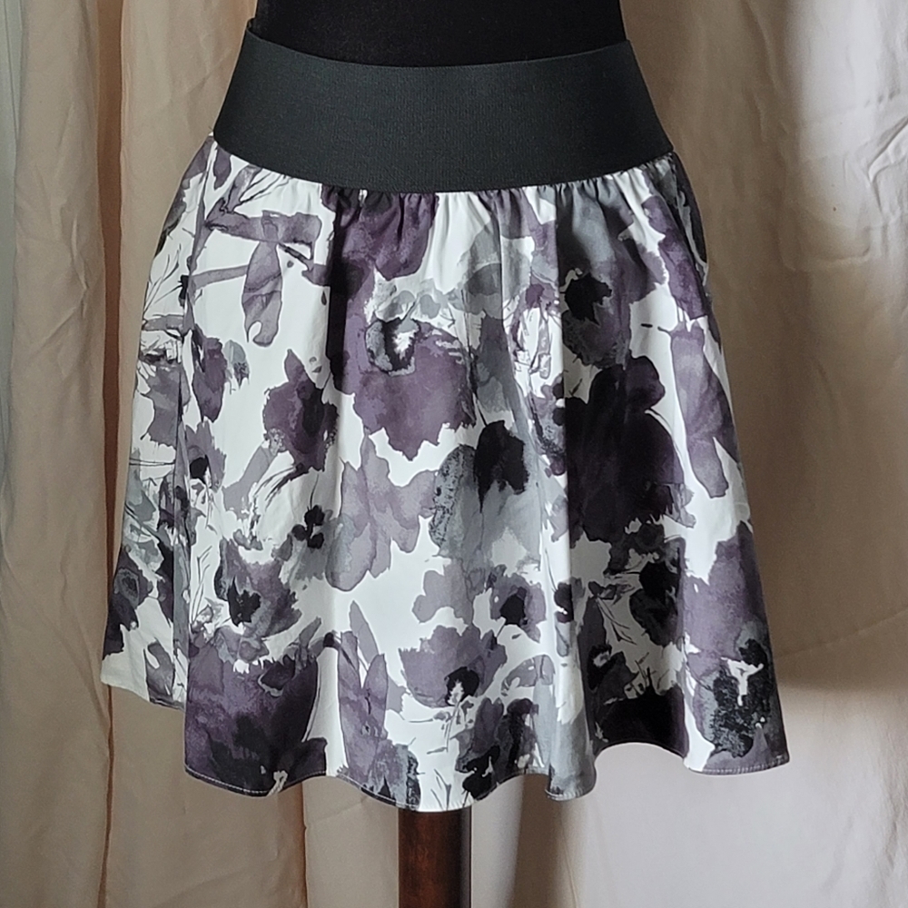Floral miniskirt
